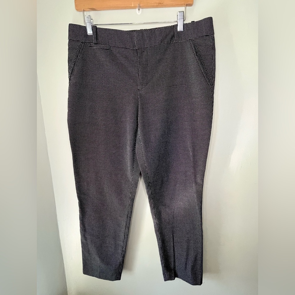 Calvin Klein Black & White Polka Dot Dress Pants Women’s Size 14